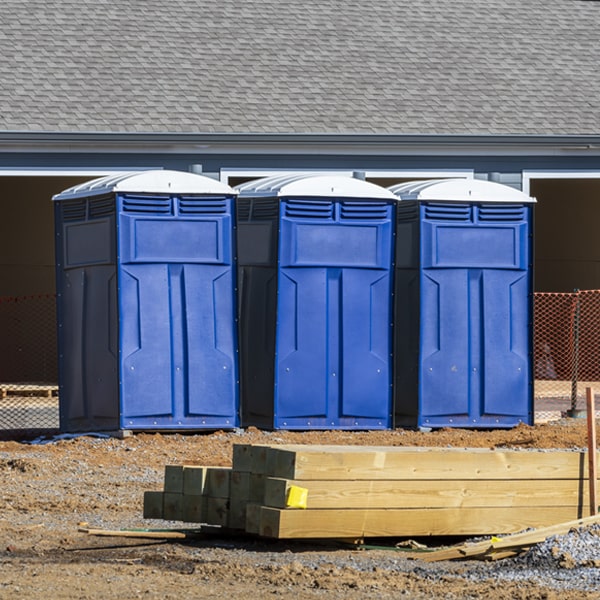 do you offer hand sanitizer dispensers inside the portable restrooms in Plymouth